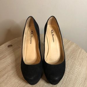 CL by Laundry Black Heels